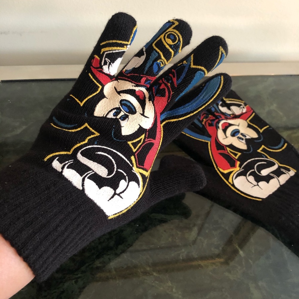 Mickey Mouse Youth Kids Gloves New